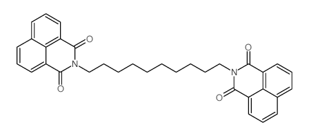 2-[10-(1,3-dioxobenzo[de]isoquinolin-2-yl)decyl]benzo[de]isoquinoline-1,3-dione结构式