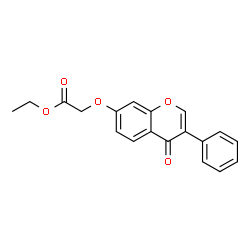 Ethyl [(4-oxo-3-phenyl-4H-chromen-7-yl)oxy]acetate structure