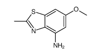 4-Benzothiazolamine,6-methoxy-2-methyl-(9CI) Structure