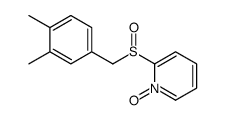 2-[(3,4-dimethylphenyl)methylsulfinyl]-1-oxidopyridin-1-ium Structure