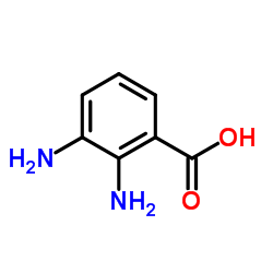 2,3-Diaminobenzoic acid structure