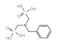 ((Benzylazanediyl)bis(methylene))diphosphonic acid Structure
