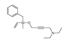 4-(benzyl-ethenyl-methylsilyl)oxy-N,N-diethylbut-2-yn-1-amine结构式