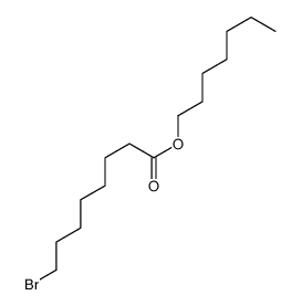heptyl 8-bromooctanoate Structure