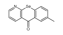 7-methyl-5H-[1]benzoselenino[2,3-b]pyridin-5-on结构式