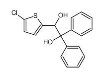 2-(5-chlorothiophen-2-yl)-1,1-diphenylethane-1,2-diol Structure