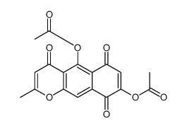5,8-Bis(acetyloxy)-2-methyl-4H-naphtho[2,3-b]pyran-4,6,9-trione结构式