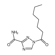1-heptanoyl-1,2,4-triazole-3-carboxamide Structure