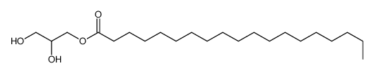 2,3-dihydroxypropyl nonadecanoate Structure