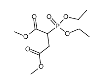 dimethyl 2-(diethoxyphosphoryl)succinate Structure