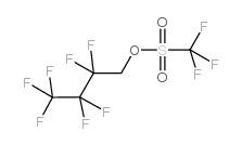 2,2,3,3,4,4,4-Heptafluorobutyl trifluoromethanesulfonate Structure