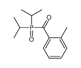 di(propan-2-yl)phosphoryl-(2-methylphenyl)methanone Structure