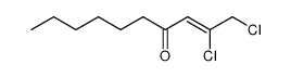 1,2-dichloro-dec-2-en-4-one结构式