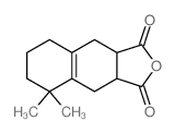 Naphtho[2,3-c]furan-1,3-dione, 3a,4,5,6,7,8,9,9a-octahydro-5,5-dimethyl- Structure
