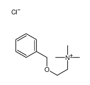 trimethyl(2-phenylmethoxyethyl)azanium,chloride结构式