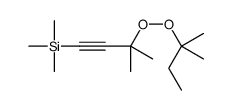 trimethyl-[3-methyl-3-(2-methylbutan-2-ylperoxy)but-1-ynyl]silane Structure