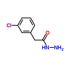 3-氯苯乙酰肼结构式