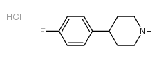 4-(4-FLUORO-PHENYL)-PIPERIDINE HYDROCHLORIDE Structure
