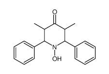 1-hydroxy-3,5-dimethyl-2,6-diphenylpiperidin-4-one Structure