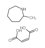 but-2-enedioic acid; 2-methylazepane结构式