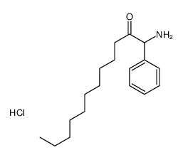1-amino-1-phenyldodecan-2-one,hydrochloride Structure