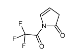 2H-Pyrrol-2-one, 1,3-dihydro-1-(trifluoroacetyl)- (9CI)结构式