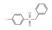 1-benzylsulfonyl-4-chloro-benzene结构式