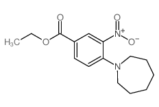ETHYL 3-NITRO-4-(AZEPAN-1-YL)BENZOATE结构式