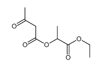 (1-ethoxy-1-oxopropan-2-yl) 3-oxobutanoate Structure