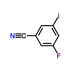 3-氟-5-碘苯甲腈结构式