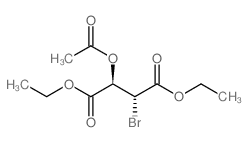 (2R,3R)-Diethyl 2-acetoxy-3-bromosuccinate structure