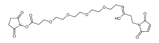 马来酰亚胺-PEG4-NHS酯结构式