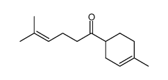 5-methyl-1-(4-methylcyclohex-3-en-1-yl)hex-4-en-1-one结构式
