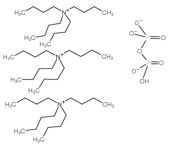 三(四丁基铵)焦磷酸氢结构式