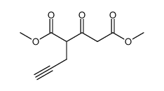 3-Oxo-2-(2-propynyl)glutaric acid dimethyl ester结构式