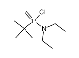 chloro(tert-butyl)diethylamino(methylene)phosphorane Structure