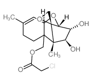 Trichothec-9-ene-3,4,15-triol, 12,13-epoxy-, 15- (chloroacetate), (3.alpha.,4.beta.)-结构式