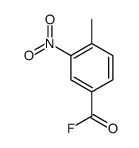 Benzoyl fluoride, 4-methyl-3-nitro- (9CI)结构式