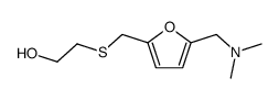 2-[[5-[(dimethylamino)methyl]furan-2-yl]methylsulfanyl]ethanol结构式