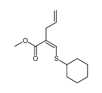 methyl (Z)-2-((cyclohexylthio)methylene)pent-4-enoate Structure