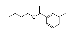 1-(1-butoxyvinyl)-3-methylbenzene结构式