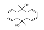 9,10-dimethyl-9,10-dihydroxy-anthracene Structure