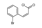 (2E)-3-(2-Bromophenyl)acryloyl chloride结构式