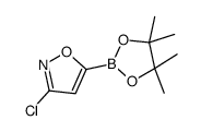 3-chloro-5-(4,4,5,5-tetramethyl-1,3,2-dioxaborolan-2-yl)-1,2-oxazole结构式