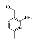 (3-氨基-5-甲基吡嗪-2-基)甲醇结构式