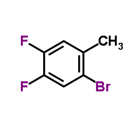 2-Bromo-4,5-difluorotoluene Structure