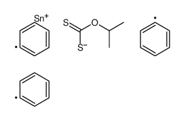 O-propan-2-yl triphenylstannylsulfanylmethanethioate结构式