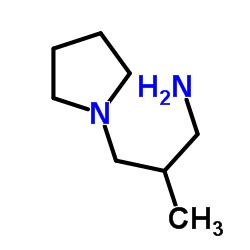 2-Methyl-3-(1-pyrrolidinyl)-1-propanamine Structure