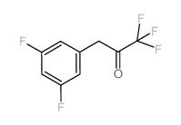 3-(3,5-DIFLUOROPHENYL)-1,1,1-TRIFLUORO-2-PROPANONE结构式