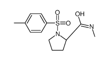 (2S)-N-methyl-1-(4-methylphenyl)sulfonylpyrrolidine-2-carboxamide Structure